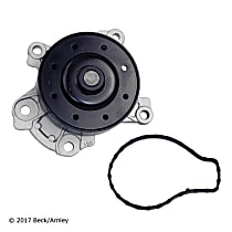 Water Pump, Must use supplied gasket with all applications, New, 4 Cyl 1.8L, OE Replacement Series - 
