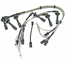 ZE746 Spark Plug Wire Set Stainless Braided Wires - Replaces OE Number 10 8533 613