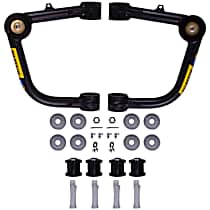 Front, Upper Control Arm Kit, Compatible with direct fit lift shocks or coilovers only, Not for use with lift spacers, Requires wheels with maximum 5" backspacing, B8 Series
