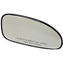 Passenger Side Mirror Glass, Non-Heated, No Blind Spot Feature