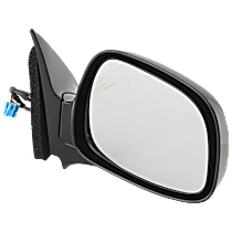 Passenger Side Mirror, Power, Manual Folding, Non-Heated, Paintable, No Signal Light, No Memory, No Puddle Light, No Auto-Dimming, No Blind Spot Feature