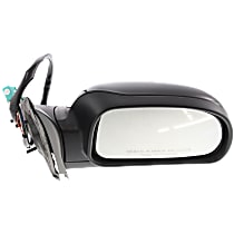 Passenger Side Mirror, Power, Manual Folding, Heated, Paintable, In-housing Signal Light, With memory, Without Puddle Light, Without Auto-Dimming, Without Blind Spot Feature