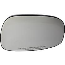 Passenger Side Mirror Glass, Heated, No Blind Spot Feature