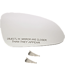 Passenger Side Mirror Glass, Non-Heated, No Blind Spot Feature