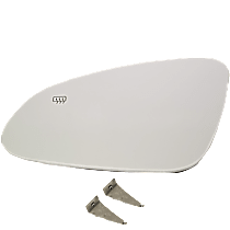 Driver Side Mirror Glass, Heated, No Blind Spot Feature