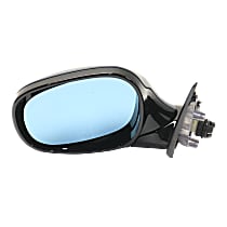 Driver Side Mirror, Power, Manual Folding, Heated, Paintable, Without Signal Light, Memory, Puddle Light, Auto-Dimming, and Blind Spot Feature, Wagon, For Models With Shadow Line