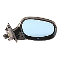 Passenger Side Mirror, Power, Manual Folding, Heated, Paintable, Without Signal Light, Memory, Puddle Light, Auto-Dimming, and Blind Spot Feature, Wagon, For Models With Shadow Line