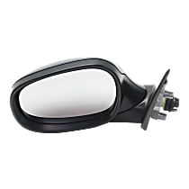 Driver Side Mirror, Power, Manual Folding, Heated, Paintable, Without Signal Light, Memory, Puddle Light, Auto-Dimming, and Blind Spot Feature, Wagon, For Models Without Shadow Line