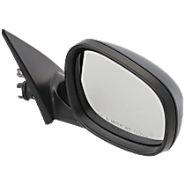 Passenger Side Mirror, Power, Manual Folding, Heated, Paintable, Without Signal Light, Memory, Puddle Light, Auto-Dimming, and Blind Spot Feature, Wagon, For Models Without Shadow Line