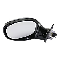 Driver Side Mirror, Power, Manual Folding, Heated, Paintable, Without Signal Light, Memory, Puddle Light, Auto-Dimming, and Blind Spot Feature, Wagon, For Models With Shadow Line