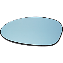 Driver Side Mirror Glass, Heated, Without Auto-Dimming and Blind Spot Feature, Convertible/Coupe/Wagon Models