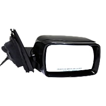 Passenger Side Mirror, Power, Manual Folding, Heated, Paintable, Without Signal Light, With memory, Without Puddle Light, Auto-Dimming, and Blind Spot Feature, For Models Without Sport Package