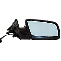 Passenger Side Mirror, Power, Manual Folding, Heated, Paintable, Without Signal Light, Without memory, Without Puddle Light, Without Auto-Dimming, Without Blind Spot Feature, Base Model