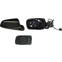 Driver Side Mirror, Power, Manual Folding, Heated, Paintable, Without Signal Light, With memory, Without Puddle Light, Without Auto-Dimming, Without Blind Spot Feature, Base Model