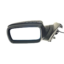 Driver Side Mirror, Power, Manual Folding, Heated, Paintable, Without Signal Light, With memory, Without Puddle Light, Without Auto-Dimming, Without Blind Spot Feature, Base Model
