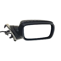 Passenger Side Mirror, Power, Manual Folding, Heated, Paintable, Without Signal Light, With memory, Without Puddle Light, Without Auto-Dimming, Without Blind Spot Feature, Base Model