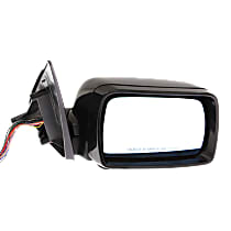 Passenger Side Mirror, Power, Power Folding, Heated, Paintable, Without Signal Light, With memory, With Puddle Light, With Auto-Dimming, Without Blind Spot Feature