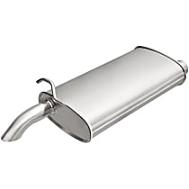 Driver or Passenger Side Muffler, Sedan, 6 Cyl 3.0L
