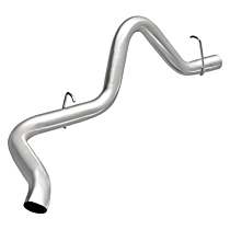 102-7703 Direct-Fit Exhaust Series Tail Pipe - Natural, Aluminized Steel, Direct Fit, Sold individually