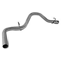 102-7710 Direct-Fit Exhaust Series Tail Pipe - Natural, Aluminized Steel, Direct Fit, Sold individually