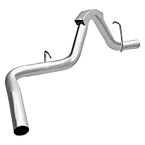 102-7852 Direct-Fit Exhaust Series Tail Pipe - Natural, Aluminized Steel, Direct Fit, Sold individually