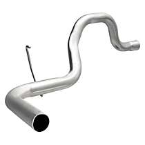102-7911 Direct-Fit Exhaust Series Tail Pipe - Natural, Aluminized Steel, Direct Fit, Sold individually