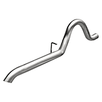 102-7912 Direct-Fit Exhaust Series Tail Pipe - Natural, Aluminized Steel, Direct Fit, Sold individually