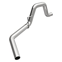 102-7982 Direct-Fit Exhaust Series Tail Pipe - Natural, Aluminized Steel, Direct Fit, Sold individually