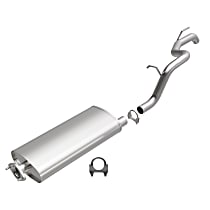 106-0012 Direct-Fit Exhaust Series - 2002-2007 Jeep Liberty Exhaust System - Made of Aluminized Steel