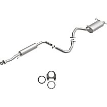 106-0030 Direct-Fit Exhaust Series - 2007-2012 Nissan Sentra Exhaust System - Made of Aluminized Steel