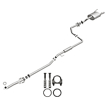 106-0034 Direct-Fit Exhaust Series - 1996-1998 Honda Civic Exhaust System - Made of Aluminized Steel