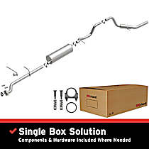 106-0088 Cat-Back Exhaust System, 6, 4.0, Made of Aluminized Steel, Direct-Fit Exhaust Series