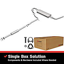 106-0100 Cat-Back Exhaust System, 4, 2.2, Made of Aluminized Steel, Direct-Fit Exhaust Series