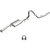 106-0111 Direct-Fit Exhaust Series - 1999-2004 Ford Mustang Cat-Back Exhaust System - Made of Aluminized Steel
