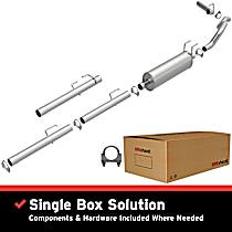 106-0132 Cat-Back Exhaust System, Made of Aluminized Steel, Direct-Fit Exhaust Series