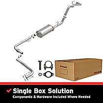 106-0145 Direct-Fit Exhaust Series - 2005-2018 Exhaust System - Made of Aluminized Steel