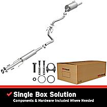 106-0157 Cat-Back Exhaust System, 4, 1.6, Made of Aluminized Steel, Direct-Fit Exhaust Series