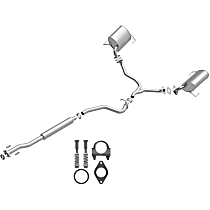 106-0163 Direct-Fit Exhaust Series - 2005-2007 Subaru Outback Cat-Back Exhaust System - Made of Aluminized Steel