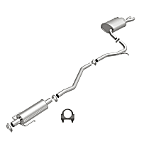 106-0191 Direct-Fit Exhaust Series - 2006-2012 Cat-Back Exhaust System - Made of Aluminized Steel