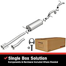 106-0200 Cat-Back Exhaust System, Made of Aluminized Steel, Direct-Fit Exhaust Series
