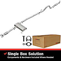 106-0221 Cat-Back Exhaust System, Made of Aluminized Steel, Direct-Fit Exhaust Series
