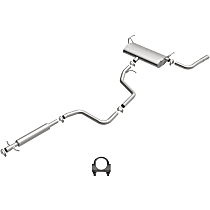 106-0259 Direct-Fit Exhaust Series - 2008-2012 Cat-Back Exhaust System - Made of Aluminized Steel