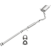 106-0277 Direct-Fit Exhaust Series - Cat-Back Exhaust System - Made of Aluminized Steel