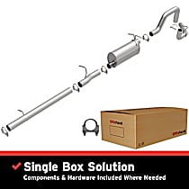 106-0280 Cat-Back Exhaust System, Made of Aluminized Steel, Direct-Fit Exhaust Series