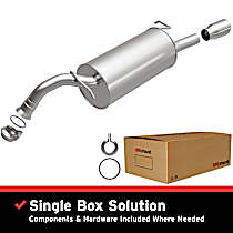 106-0305 Cat-Back Exhaust System, 4, 1.5, Made of Aluminized Steel, Direct-Fit Exhaust Series