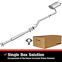 106-0322 Direct-Fit Exhaust Series - 2002-2005 Hyundai Sonata Cat-Back Exhaust System - Made of Aluminized Steel
