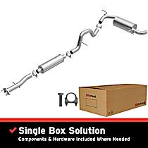 106-0351 Cat-Back Exhaust System, Made of Aluminized Steel, Direct-Fit Exhaust Series