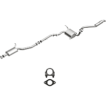 106-0414 Direct-Fit Exhaust Series - 2002-2005 Kia Sedona Cat-Back Exhaust System - Made of Aluminized Steel