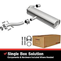 106-0423 Cat-Back Exhaust System, 4, 2.4, Made of Aluminized Steel, Direct-Fit Exhaust Series