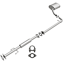106-0424 Direct-Fit Exhaust Series - 2006-2010 Hyundai Sonata Cat-Back Exhaust System - Made of Aluminized Steel